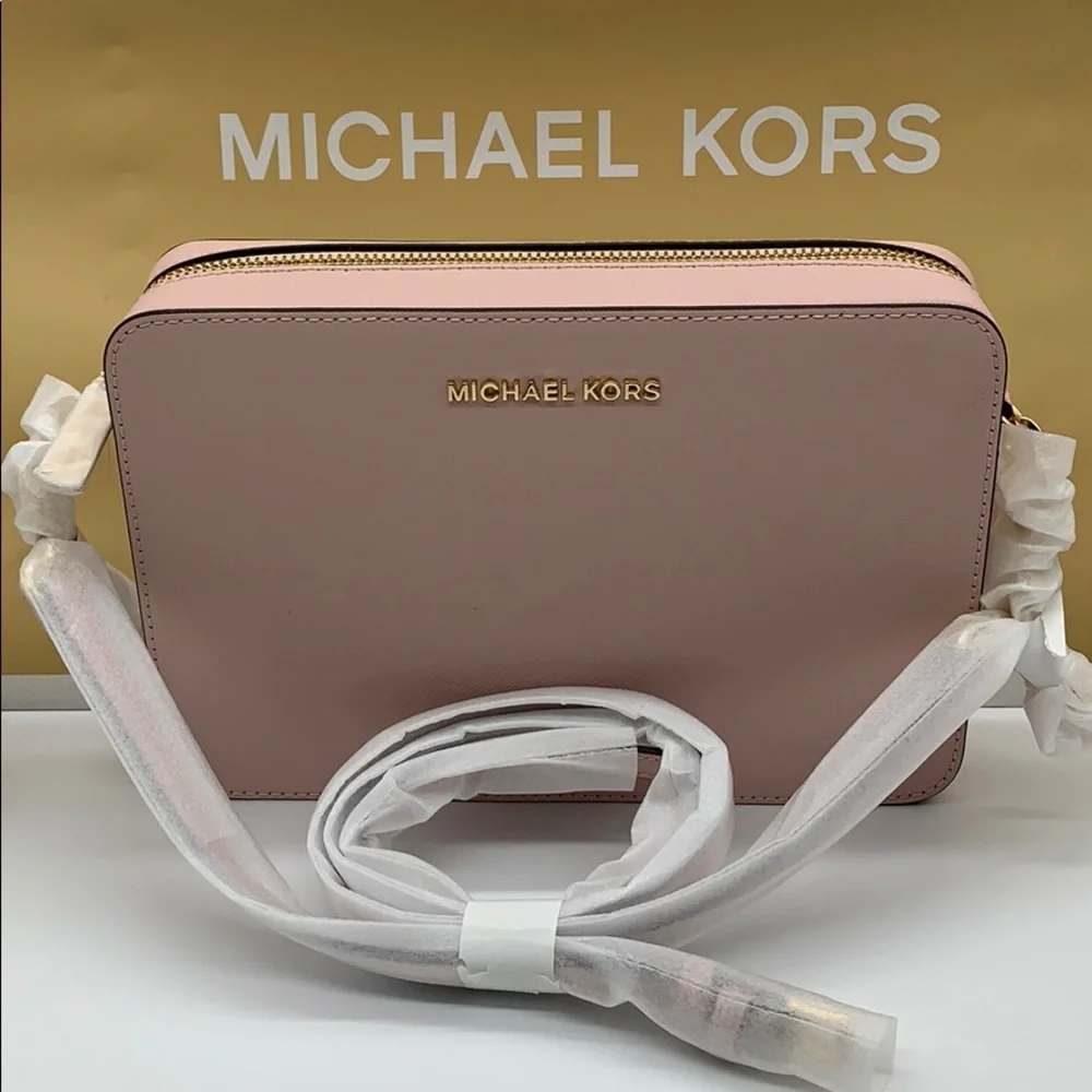 Michael Kors Jet Set Item LG EW CROSSBODY BLOSSOM - Picture 11 of 16
